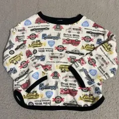 トミカ TOMICA車両プリント トレーナー 90 裏起毛