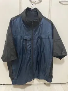 ほぼ新品 ナフコ空調服 半袖タイプ ファンウェア LLサイズ ブラック 服 