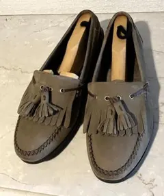 Ferragamo スウェードローファー（ヴェージュ 7.5EE)