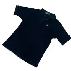フレッドペリー ポロシャツ　m 英国製　緑タグ　黒白 FRED PERRY