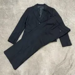 ユニクロ　パンツスーツ　ビジネス　ブラック　大きいサイズ　XL 黒　セットアップ