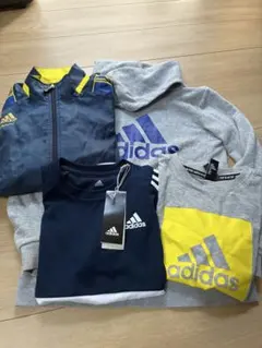 adidas キッズ服セット ジャケット Tシャツ