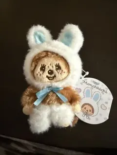 Monchhichi ウサギの耳付きぬいぐるみ Sサイズ