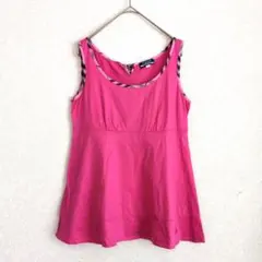 バーバリーブルーレーベル　バックリボン　ノースリーブトップス　y2k