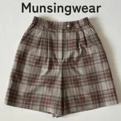 Munsingwear ゴルフ キュロット チェック マンシングウェア