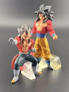 ドラゴンボール 超サイヤ人4 孫悟空 ベジータ フィギュアセット - メルカリ