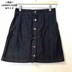 ☆美品☆ LOWRYS FARM デニムスカート　Mサイズ