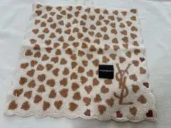 YSL ハート柄 ハンカチ 2枚セット