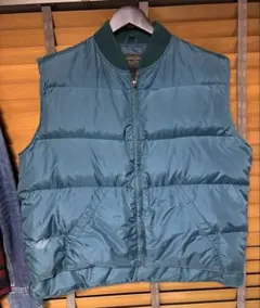 【希少XL】80s 90s エディーバウアー ダウンベスト 黒タグ ビンテージ