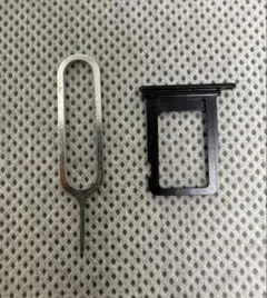 iPhone12mini用（ブラック・黒）　SIMトレイ・SIMトレー