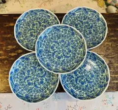 大判皿　龍峰　白×青　新品 大判皿 龍峰 白×青 新品