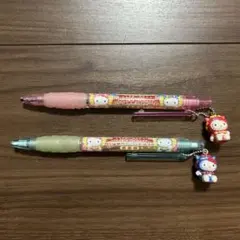 ご当地◇戦国智将直江兼続キティボールペン&根付　金銀セット新品レア 戦国智将 直江兼続 はろうきてぃ ハローキティ ご当地ボールペン