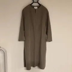 美品　BEAUTY&YOUTH ブラウンロングコート M