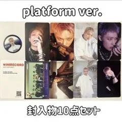 【platform】ATEEZ ミンギ outlaw トレカ 封入物 10点 ③
