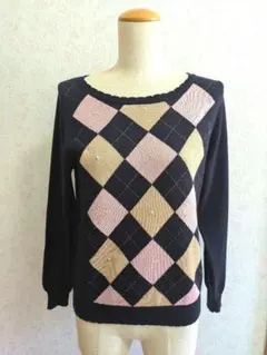 【Feroux】アーガイルニットセーター