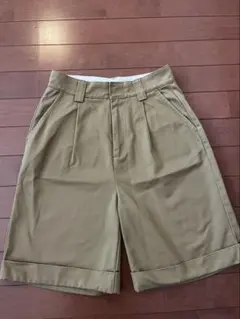 ディッキーズ　ベージュ ショートパンツ ウエストデザイン