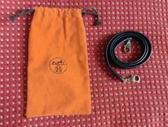 HERMES エルメス ケリー32 純正ショルダーストラップブラック 保護袋付 HERMES エルメス ケリー32 純正ショルダーストラップブラック 保護袋付