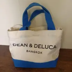 DEAN &DELUCA　ブルー 　トートバッグ　バンコク