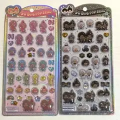 【国内正規品】うるちゅるポップシール モンチッチ 2種セット