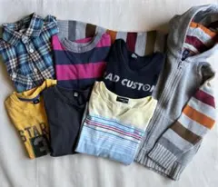 〈まとめ売り〉長袖 Tシャツ パーカー 7点 110(〜120)