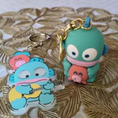 SANRIO ハンギョドン ☆キーホルダー+αミニポーチ*巾着*ステッカーセット