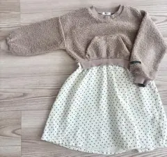 【お値下げしました】BREEZE ワンピース　110センチ　女の子　秋冬