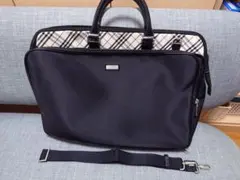 ​バーバリー ビジネスバッグ 2way ノバチェック 　A4可