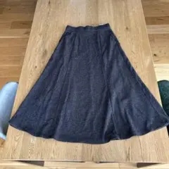 GU フレアスカート　チャコールグレー　Mサイズ