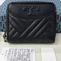 新品同様‼️ 現行　トリーバーチ　財布　二つ折り　折り財布　キルティング