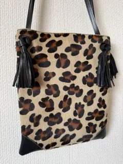 factory omoto MINI POCHETTE レオパード ショルダー - メルカリ
