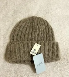 SLOBE IENA Fratelli Talli モヘアニットキャップ