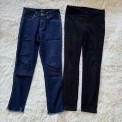 UNIQLOスキニーデニム＆スリムフィットパンツセット