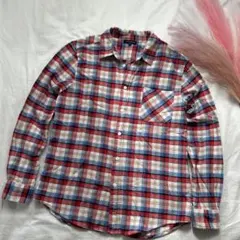 美品　URBAN RESEARCH チェック柄　長袖　シャツ 40 Lサイズ