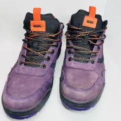 VANS 紫 スエード ハイカットシューズ28cm