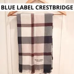 【匿名配送】ブルーレーベルクレストブリッジ マフラー チェック ストール　ピンク