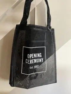 ★最終お値下げ！週末迄❗️OPENING CEREMONY トート黒　メッシュのサムネイル