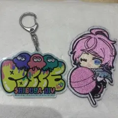 CROSS A LINE アクリルキーホルダー ししゅうますこっと