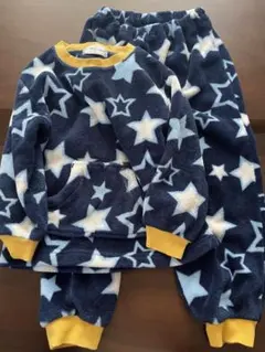 星柄フリースパジャマセット 120cm