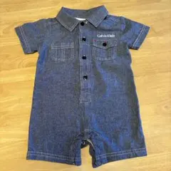 Calvin Klein カルバンクライン ベビー デニム ロンパースのサムネイル