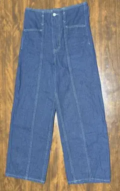 ‪✿レディース‪✿濃紺 ブーツカットデニム♡S