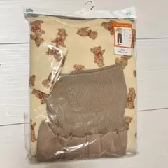 長袖パジャマ くま 腹巻き付き 裏起毛