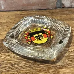ドイツ製 ガラス製 灰皿 アシュトレイ Germany