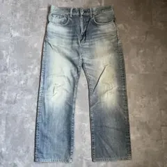 archive EDWIN XU faded straight denim