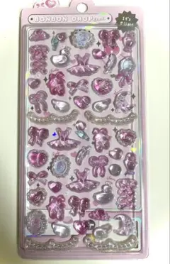 【正規品】ボンボンドロップシール　ガーリーボンボンクーリア