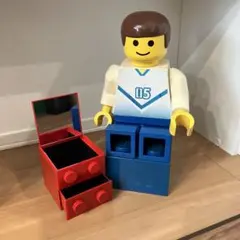 超レア　LEGOジャンボフィグ　LEGOの形の収納ボックス