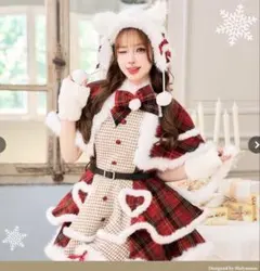 ノエルクラシック千鳥キャットサンタクリスマスコスプレMalymoonマリームーン
