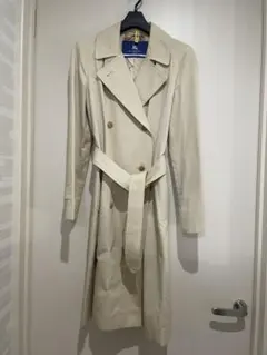 希少　バーバリーブルーレーベル　トレンチコート　豪華デザイン裏地　38