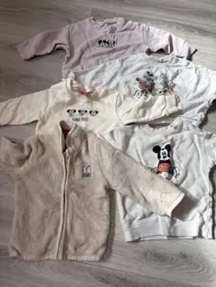 キッズ服ベビー服✨5点まとめ売り ディズニー ミッキー ミニー 90cm