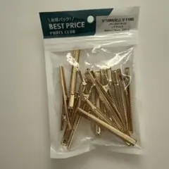 a*a様 PARTS CLUB ヘアクリップ ゴールド 14個入り