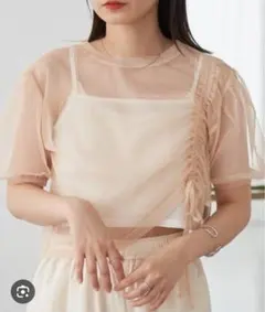 キャミ付きチュールTee. Kastaneのサムネイル